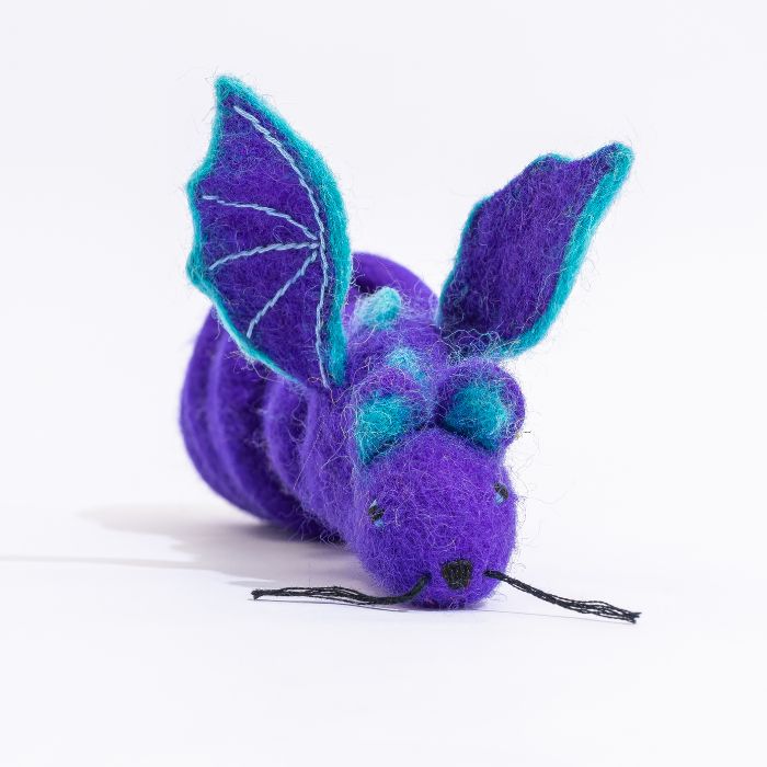 Catch a Mouse by the Tail - Wool Cat Toy